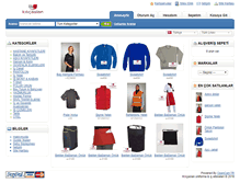 Tablet Screenshot of kilicaslanuniforma.com